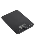 Digital Glass Top Kitchen Scale With 11 Lb Capacity, Measures Liquid And Dry Ingredients, Rotating Knob, Black