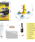 Windshield Chip And Crack Repair Kit For Cars, DIY Car Window Repair Kit No Mixing Needed, Fix Chips And Cracks In Minutes