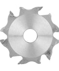 Heavy Duty Carbide Biscuit Jointer Blade 100mm OD 22mm ID 3.92mm Thick for precise cuts in plywood and MDF.