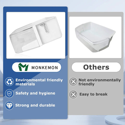 Fridge Door Bin Replacement AAP73252202 Fits Many Refrigerator Models Durable Plastic Storage Bin Easy Install