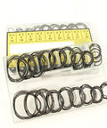 180 Pcs O Ring Watch Gasket Kit Rubber Seals Set assorted sizes in case for back cover and water resistant seal replacement