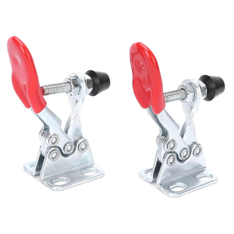 Rock Solid Ergonomic Toggle Clamp Set With Six Point One Lb Holding Power For Secure Woodworking And Welding Projects Hold Down Latch
