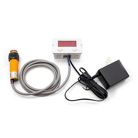 Desktop Pvc Conveyor Belt With Automatic Counter And Adjustable Speed Cargo Lane control unit with sensor and power adapter