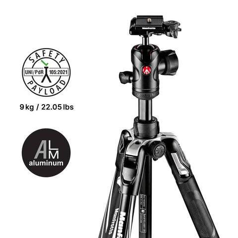 Befree Advanced Camera Tripod With Lever Closure Beefs Up Your Travel Kit With Lightweight Aluminum Build And Ball Head For DSLR