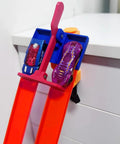 Two Lane Starter Gate With Clamp For Hot Wheels Tracks, Plug And Play Setup, Easy Install Racing Gate Kit, Durable Plastic Starting Gate Combo