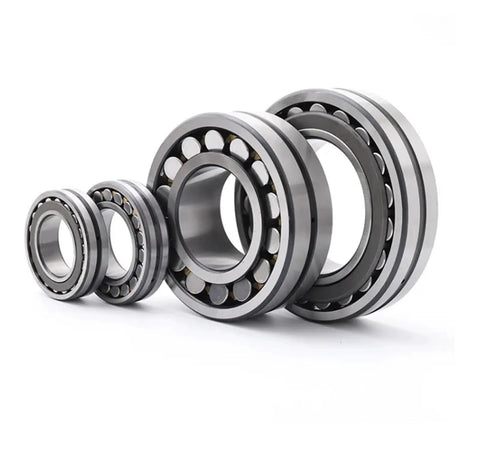 Heavy Duty Self Aligning Spherical Roller Bearing Series 222xx Pro Grade Industrial Replacement For High Speed Motors stacked in various sizes.