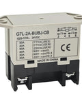 General Purpose Relay With Built In Test Button 24 VDC Screw Terminal Connections Upper Bracket Mount DPST No Contacts
