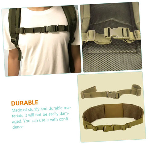 Two Pack Adjustable Backpack Straps Quick Release Clips Stretchable Chest Belts For Jogging And Hiking Heavy Duty Outdoor Camping Gear With Sturdy Nylon Webbing And Secure Buckles Adjustable Length For Comfortable Fit