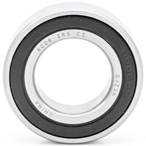 Pro Grade 6006 2Rs Deep Groove Ball Bearings 100 Pack 30Mm X 55Mm X 13Mm Double Rubber Sealed C3 Clearance close-up view.