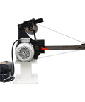 Badass Industrial Variable Speed 71 Inch Belt Grinder With 3 Grinding Wheels And Heavy Duty Base For Pro Knife Makers 220 Volt 2200W smooth-running motor and steel frame.
