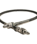 Pro Grade 20 Inch High Flow Air Hose Adapter For HPA Fill Station 4500 PSI Connection, spring reinforced stainless steel
