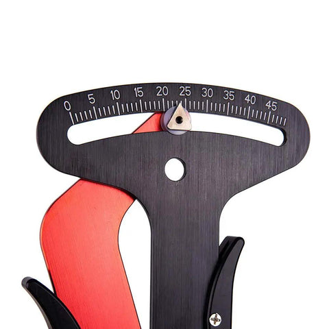 Close-up of Bike Spoke Tension Meter With Caliper Aluminum Alloy Spoke Gauge showing scale and caliper detail.