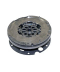 Heavy Duty Dual Mass Flywheel For 2009 2017 Audi A4 Quattro A5 Replacement Clutch Kit top view with metal finish and holes.