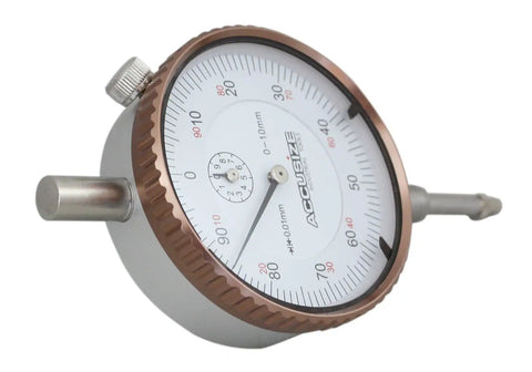 Metric Dial Indicator 0 to 10 mm Range With 0.01 mm Resolution, AGD 2 Compliant, Pro Grade High Precision Measuring Tool For Machining And Inspection, Easy Readout, Durable Construction For Pro Shops