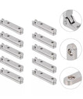 Concealed Hinge Set 10 Pack L Shaped Zinc Alloy Furniture Hinges For Wooden Boxes Jewelry Cases And Cabinets Built Tough Easy Install