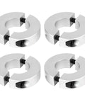 Pack Of 4 Split Shaft Collar Bore 22mm Aluminum Alloy Two Halves Clamping Collar For Shafts With 45mm Outer Diameter And 15mm Thick Rugged