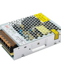 Heavy Duty 100W AC DC Switching Mode Power Supply 12 Volt 8.5 Amp Industrial PSU with a metal chassis and built-in connectors.