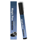 Car Scratch Repair Pen For All Cars, Quick Paint Fix That Covers Scratches And Scuffs, Blends With Your Ride Finish, Weatherproof Seal, 1 Pack Easy To Use Applicator For Quick Car Maintenance shown with packaging and pen.