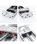 Smooth As Butter Heavy Duty Cnc Lead Screw Linear Guide Electric Slide Module showcases motor mount and threaded rod for precision projects.