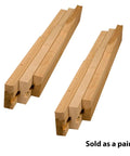 Heavy Duty Wooden Table Slide Set Includes A Pair Of Super Smooth Sliders For Four Leg Dining Tables Featuring Easy Peasy Installation.