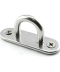 Rock Solid M8 Stainless Steel Ceiling And Wall Mount Hooks For Outdoor Hammocks And Patio Swings Heavy Duty Suspension Anchors with U Shaped Base Plate.