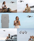 DJI Mavic Air 2S Battery 3500mAh 11.5V Smart Flight Battery with drones in various outdoor settings