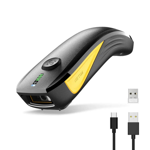 Upgraded Wireless QR Code Scanner For Inventory Management A Pocket Size Bluetooth And Two Point Four G Wireless Barcode Reader