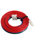 Coiled cable for Nema 17 Stepper Motor 42x23mm For 3D Printer Extruder And Y Axis, red and multicolored with connectors