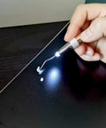 LED Weeding Tool Set For Vinyl With Light No Fuss Pin And Hook for precise vinyl weeding on dark surface