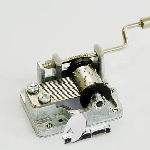 Music Box Winding Key Replacement Round Handle 1.57 Inch for Standard Movements with metal mechanism
