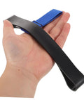 Hand holding Go-To Neoprene Scuba Tank Belt With Secure Attachment Strap For Decompression Tanks And Diving Gear