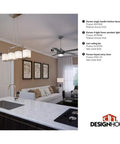 Karsen Traditional 4 Light Indoor Pendant Dimmable Frosted Glass For Entryways Dining Rooms Foyers In Polished Chrome in a modern kitchen.