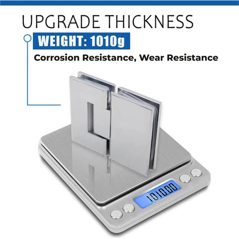 Heavy Duty 180 Degree Brass Glass Door Hinge With Short Back Plate, Chrome Finish, Fits 5/16 To 1/2 Inch Glass Thickness, 1 Piece, Tough Gate Hinge For Interior And Frameless Doors, 1010g