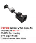 Upgrade Your CNC Machine With This 20Mm Ball Screw Kit SFU2010 That Offers Smooth Motion Up To 750mm Long Stroke Featuring C7 Grade Precision, complete single nut BF15 HM coupler and ball screw assembly