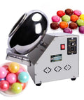 Commercial Electric Sugar Coating Machine For Candy And Chocolate Polishing Adjustable Speed Slick Finish Stainless Steel Build with candies