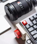 Desktop USB Volume Knob Switcher With Aluminum Body, Quiet Rotation For Undisturbed Use, Plug And Play PC Accessory For Gaming, Streaming