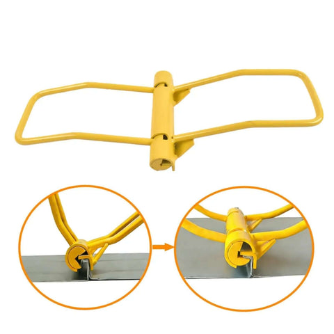 90 Degree Vertical Seam Locking Tool for Metal Roof Panels Hand Seamer shown with close-up on seam bending