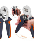 Must-Have Ratchet Crimpers Kit For insulated ferrule wiring And Data Cable Installations With Integrated Stripper Cutter Tool For Heat Shrink Connectors 11.8cm