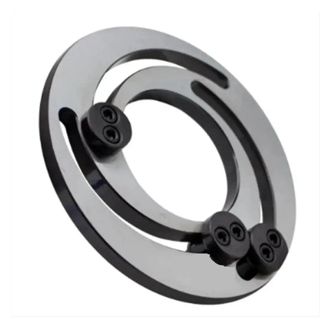 Heavy Duty Adjustable Soft Jaw Boring Ring For Cnc Lathe Chuck Machine Center Turning Tool Holder seen from angled view