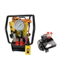 Badass 1 Inch Drive Hydraulic Torque Wrench Handles 433 To 4332 Nm At 700 Bar With Three Percent Accuracy Tough Aluminum Alloy And Steel Build Plus Swivel Hose For Tight Spaces Like A Champ with hydraulic pump and gauge.