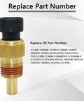 Drop In Coolant Temperature Sensor ECT For Chevy GMC Buick Cadillac Pontiac, Easy Install Direct Fit Replacement, OE Numbers 213-928, 15326386, 12146312, 25036979, TS10075, 5S1018, brass sensor