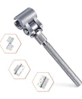 Beefy Stainless Steel Door Hinge Adjustment Tool, heavy duty portable compact ergonomic adjustable wrench with stainless handle