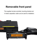 Dual Band 50W Mobile Radio For Your Vehicle VHF UHF Transceiver with cable and removable front panel.