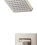 Kenzo Shower Trim Kit 1.8 GPM Rain Spray Brushed Nickel Finish No Fuss ADA Compliant ANSI A117.1 CALGreen Water Efficient Shower Upgrade Valve Body Sold Separately