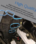 Intake Manifold Gasket Set With Lower And Upper Plenum Gaskets Rubber Seals Kit for Dodge Chrysler Jeep Engines shown in installation