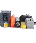ProLevel 2.2Kw Water Cooled Cnc Spindle Motor Workhorse With Plug And Play Vfd Inverter Water Pump and accessories kit.