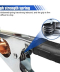 Heavy Duty 500A Copper Welding Ground Clamp Electroplated Ground Clip showing strong spring detail for welders.