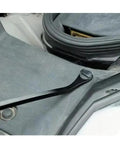 Using a tool to remove a fastener from the 190 Piece Car Plastic Bumper Clip Kit With 6 Styles Retainer Fasteners And Push Rivets