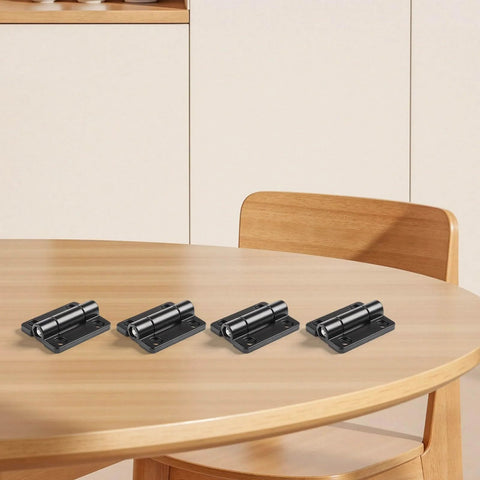 Adjustable Torque Damping Hinge Pack Of 4 For Cabinets And Industrial Settings With Beefy Black Construction Heavy Duty Zinc Alloy Build Includes All Mounting Screws For Quick Install On Doors Or Enclosures