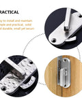 Heavy Duty Stainless Steel Sliding Door Lock Privacy Latch For Barn Doors, Easy To Install No Hassle, Durable Security Bolt